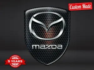 Mazda Silikonsticker S Logo Hochwertig Professionell